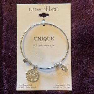 “Unique” Stainless Steel Adjustable Bracelet NWT